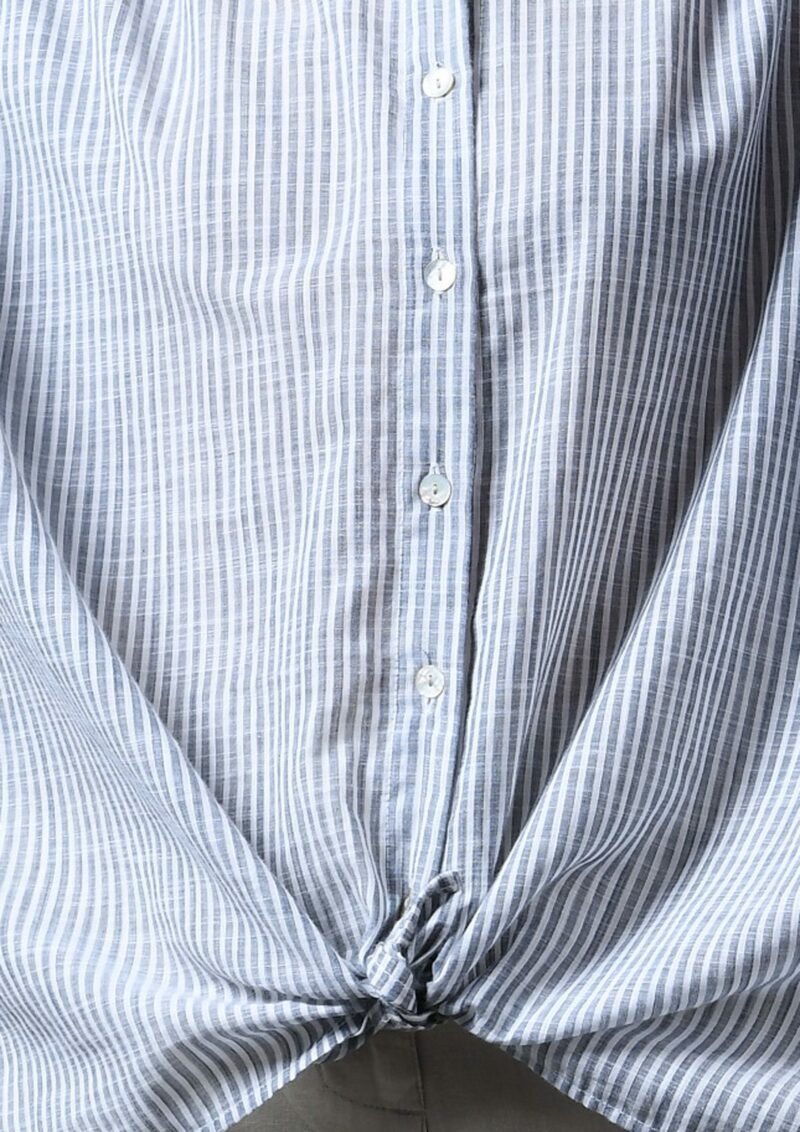 Striped half sleeve shirt Half scaled