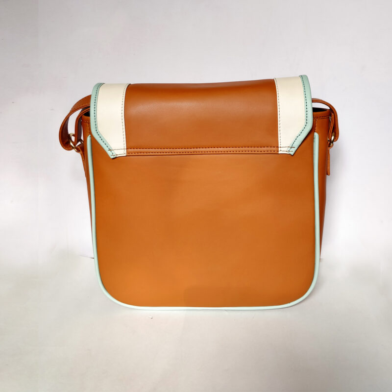 Classic Tan Brown Messanger Sling 5