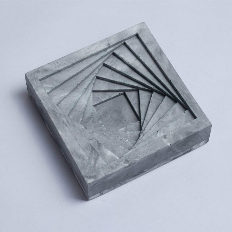 Conto Designer Geometric Concrete Nero Marble 2